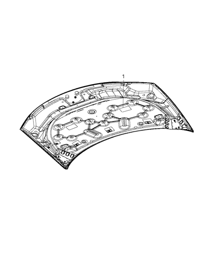 2019 Ram 3500 Hood Diagram