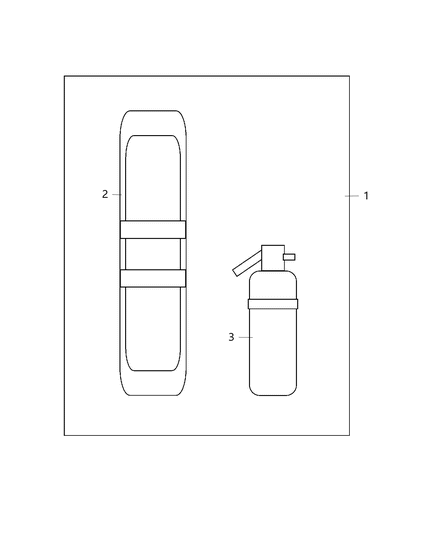 2021 Dodge Durango Emergency Kit Diagram