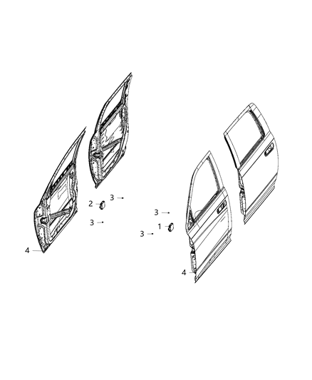 2019 Ram 1500 Classic Module, Door Control Diagram