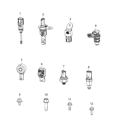 2020 Ram 3500 Sensors, Engine Diagram 1