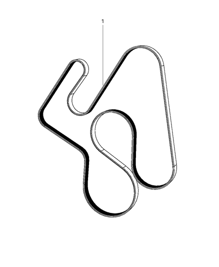 2020 Ram 3500 Belts, Serpentine & V-Belts Diagram