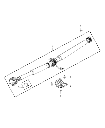 2018 Dodge Journey Drive Shaft Diagram