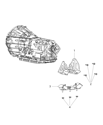 2021 Ram 1500 Mounting Support Diagram 4