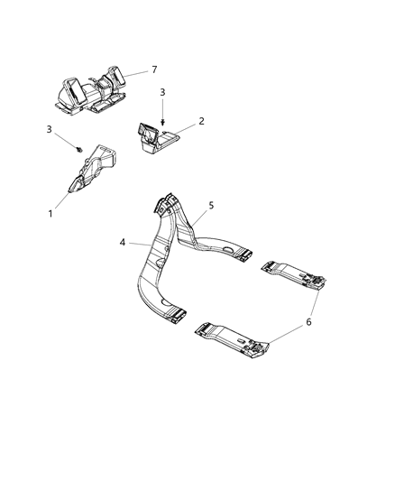 2016 Jeep Renegade Air Ducts Diagram