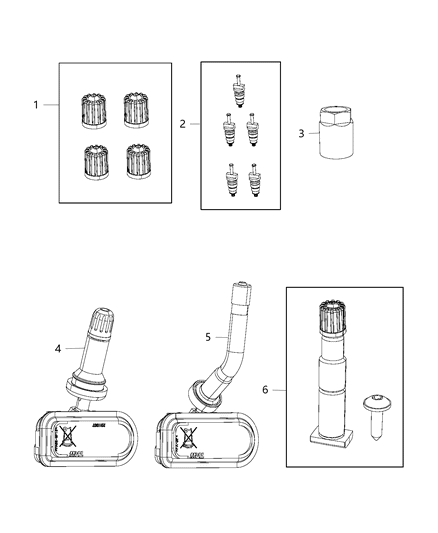 2020 Ram 3500 Tire Monitoring System Diagram