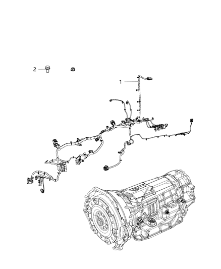 2020 Ram 3500 Wiring, Automatic Transmission Diagram 2