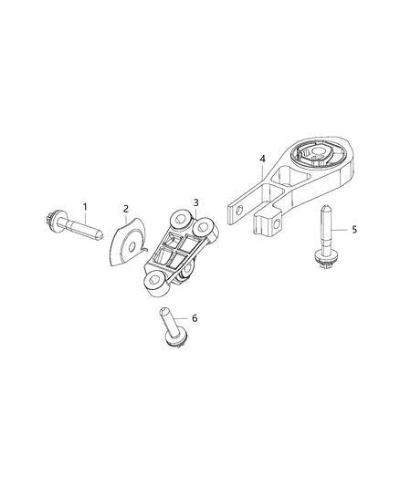 2018 Jeep Renegade Engine Mounting Diagram 4