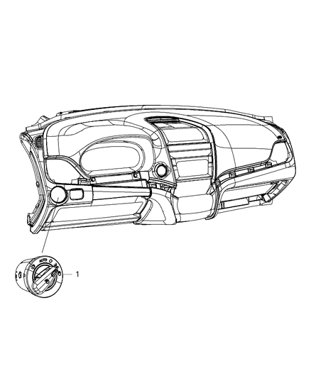 2018 Dodge Journey Switches - Lighting Diagram