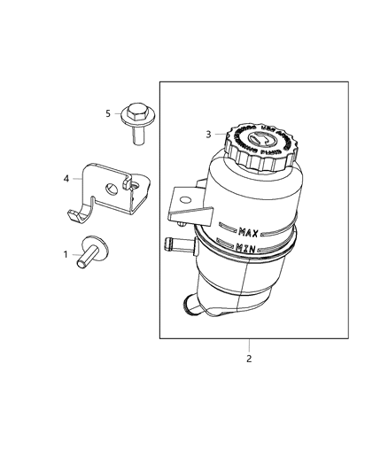 2018 Jeep Wrangler Power Steering Reservoir Diagram