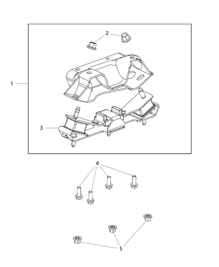 2020 Ram 3500 Mounting Support Diagram 5