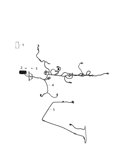 2019 Ram 3500 Wiring, Front Door Diagram