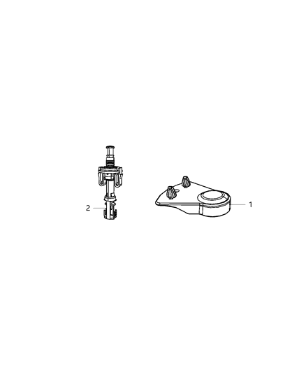 2020 Dodge Journey Switches, Underhood Diagram