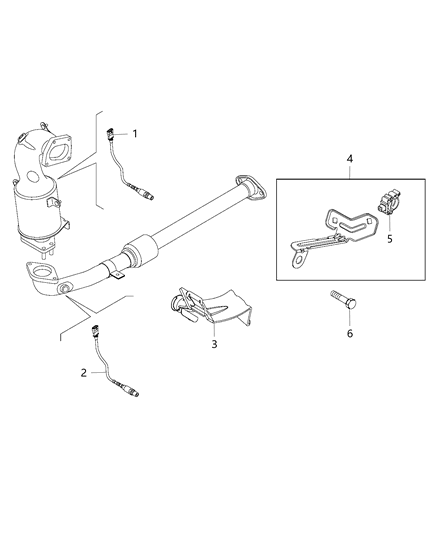 2020 Jeep Renegade Sensors, Oxygen Diagram 2