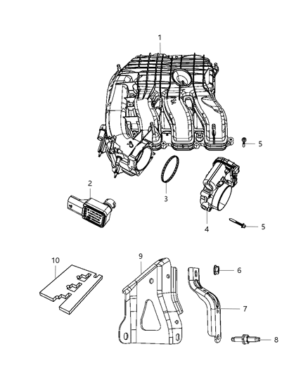 2016 Dodge Journey Intake Manifold Diagram 4