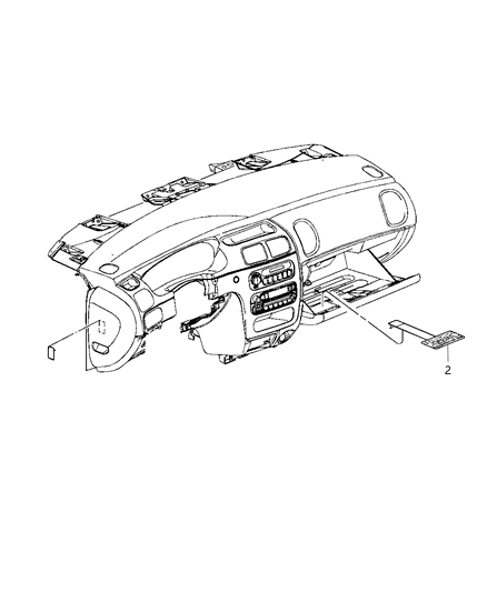 2018 Dodge Challenger Instrument Panel Diagram