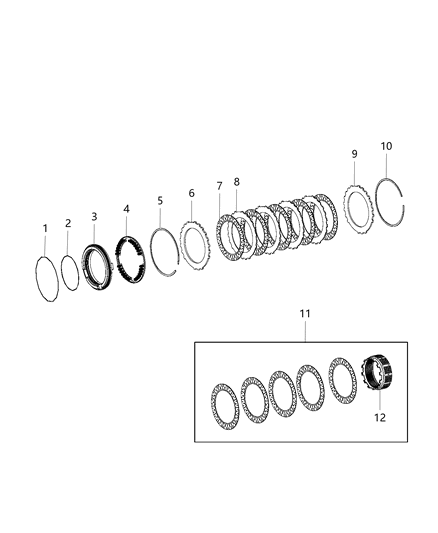 2020 Ram 3500 Brake And Clutch Assembly Diagram 1