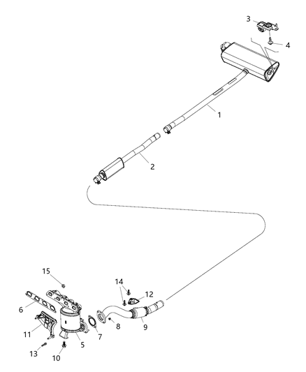 2018 Jeep Renegade Exhaust System Diagram 2