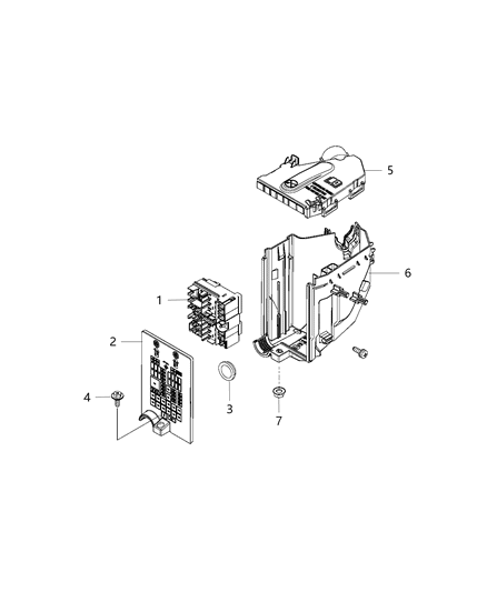 2020 Jeep Renegade Power Distribution Center Diagram