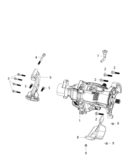 2017 Chrysler 200 Power Transfer Unit Diagram