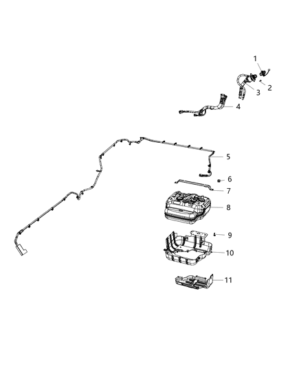 2021 Jeep Wrangler UREA SKID Plate Diagram for 68297708AC