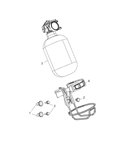 2018 Dodge Journey Emergency Kit Diagram