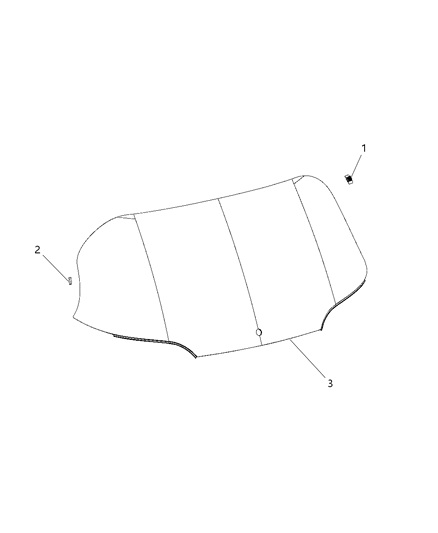 2018 Jeep Cherokee Glass, Liftgate Diagram