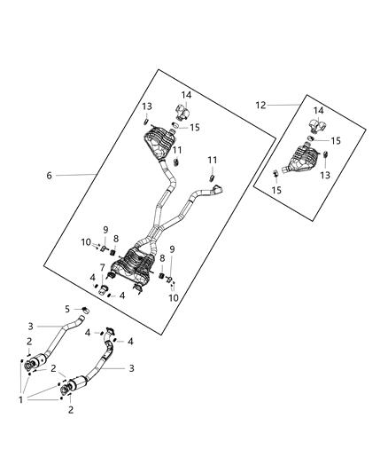 2020 Jeep Grand Cherokee Exhaust System Diagram 3