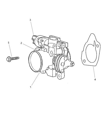 2001 Chrysler Voyager Throttle Body Diagram 1