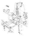 Diagram for 2005 Dodge Ram 1500 Coil Springs - 5290732AA
