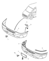Diagram for Dodge Sprinter 2500 License Plate - 5104524AA