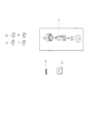 Diagram for Jeep Cherokee Door Lock Cylinder - 68237149AA