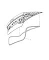 Diagram for 2015 Dodge Charger Weather Strip - 68223542AA
