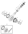Diagram for 2014 Ram 5500 Differential Bearing - 68034381AA