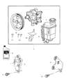 Diagram for 2014 Ram 3500 Power Steering Pump - 68193091AB