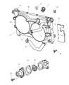 Diagram for Dodge Thermostat Gasket - 4781661AA