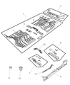 Diagram for 2015 Ram 1500 Floor Pan - 68095922AE