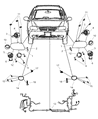 Diagram for Chrysler LHS Fog Light - 4805046AC