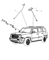 Diagram for Jeep Patriot Antenna Cable - 68066437AA