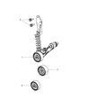 Diagram for 2010 Jeep Patriot Timing Belt - 68089062AA
