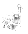 Diagram for 2014 Dodge Challenger Seat Cover - 5RX10MC8AA