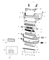 Diagram for 2016 Jeep Cherokee Bumper - 5ZT03TZZAA