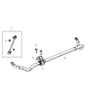 Diagram for 2014 Chrysler 200 Sway Bar Bushing - 4721085AJ