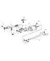 Diagram for 2003 Dodge Sprinter 3500 Exhaust Clamp - 5103923AA