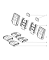 Diagram for Dodge Durango Seat Cover - 5RV45GT5AC