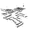Diagram for 2012 Jeep Wrangler Rear Crossmember - 55395871AC