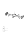 Diagram for 2023 Ram 1500 Axle Shaft - 68306200AM