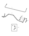 Diagram for 2012 Jeep Compass Sway Bar Kit - 5151810AA