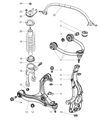 Diagram for 2008 Jeep Grand Cherokee Steering Knuckle - 5290648AB