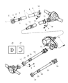 Diagram for Jeep Universal Joint - V8014733AA