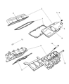 Diagram for Jeep Wrangler Cylinder Head Bolts - 6504060